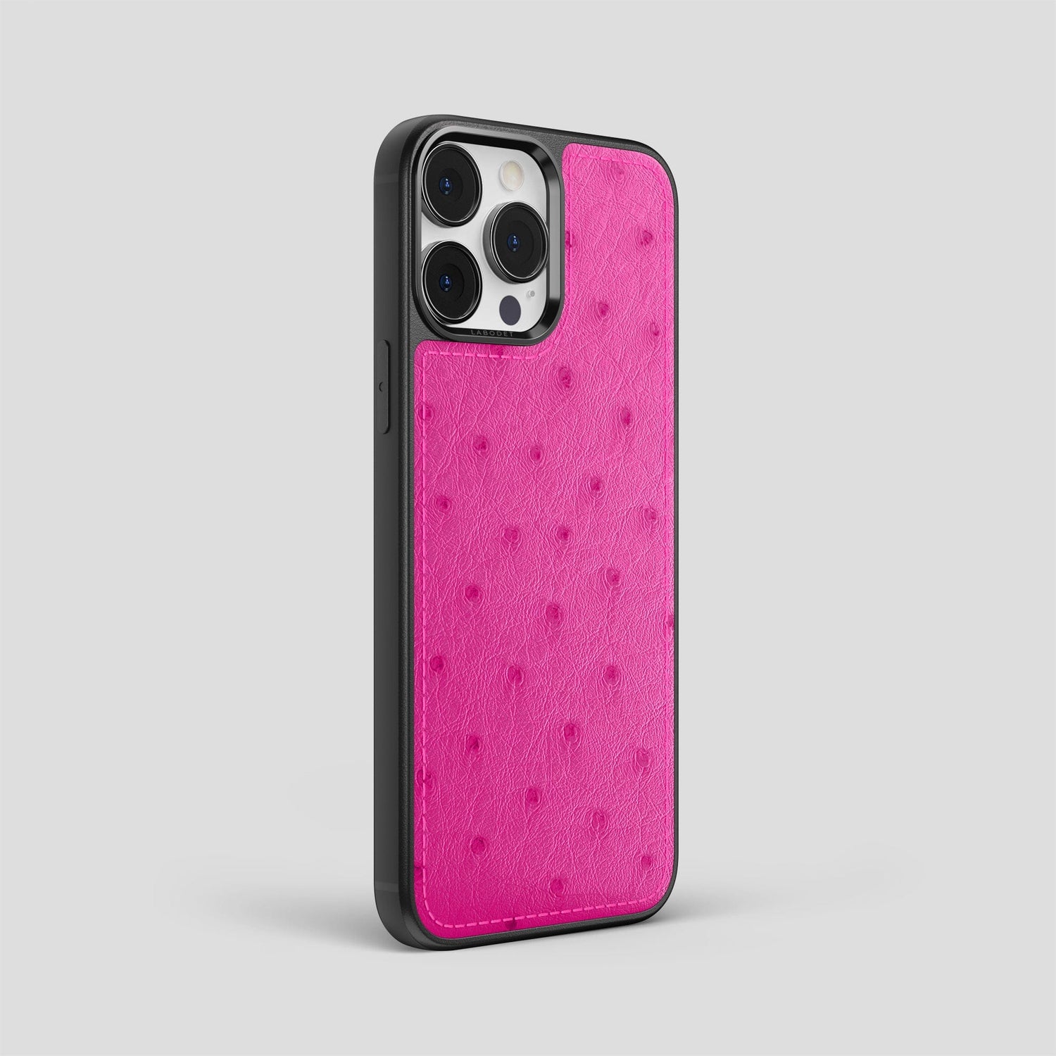 Fuchsia iPhone 15 Pro Max Sport Case Ostrich -2 | Fuchsia