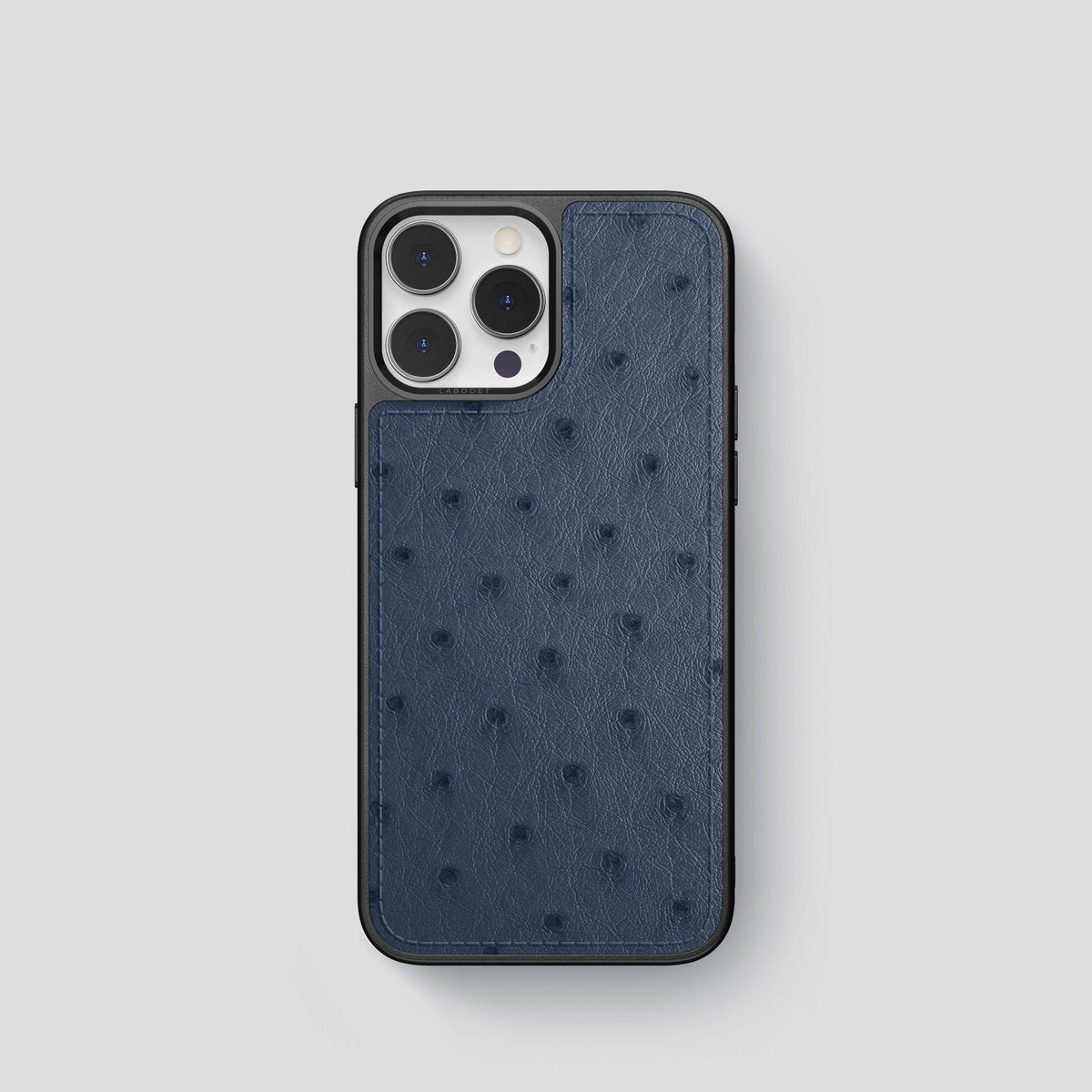 Navy-Blue iPhone 14 Pro Sport Case Ostrich -1 | Navy-Blue