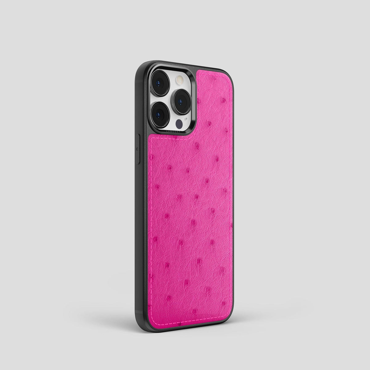 Fuchsia iPhone 15 Pro Sport Case Ostrich -2 | Fuchsia