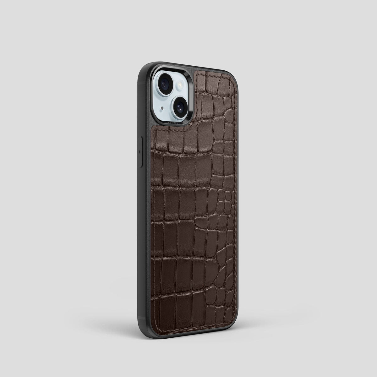 Dark Brown iPhone 15 Sport Case Alligator -2 | Dark-Brown