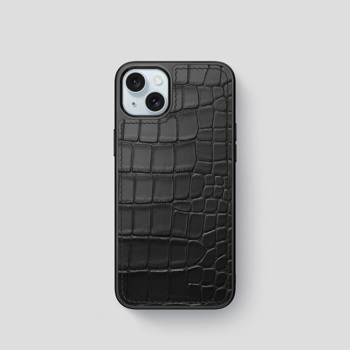 Black iPhone 15 Sport Case Alligator -1 | Black