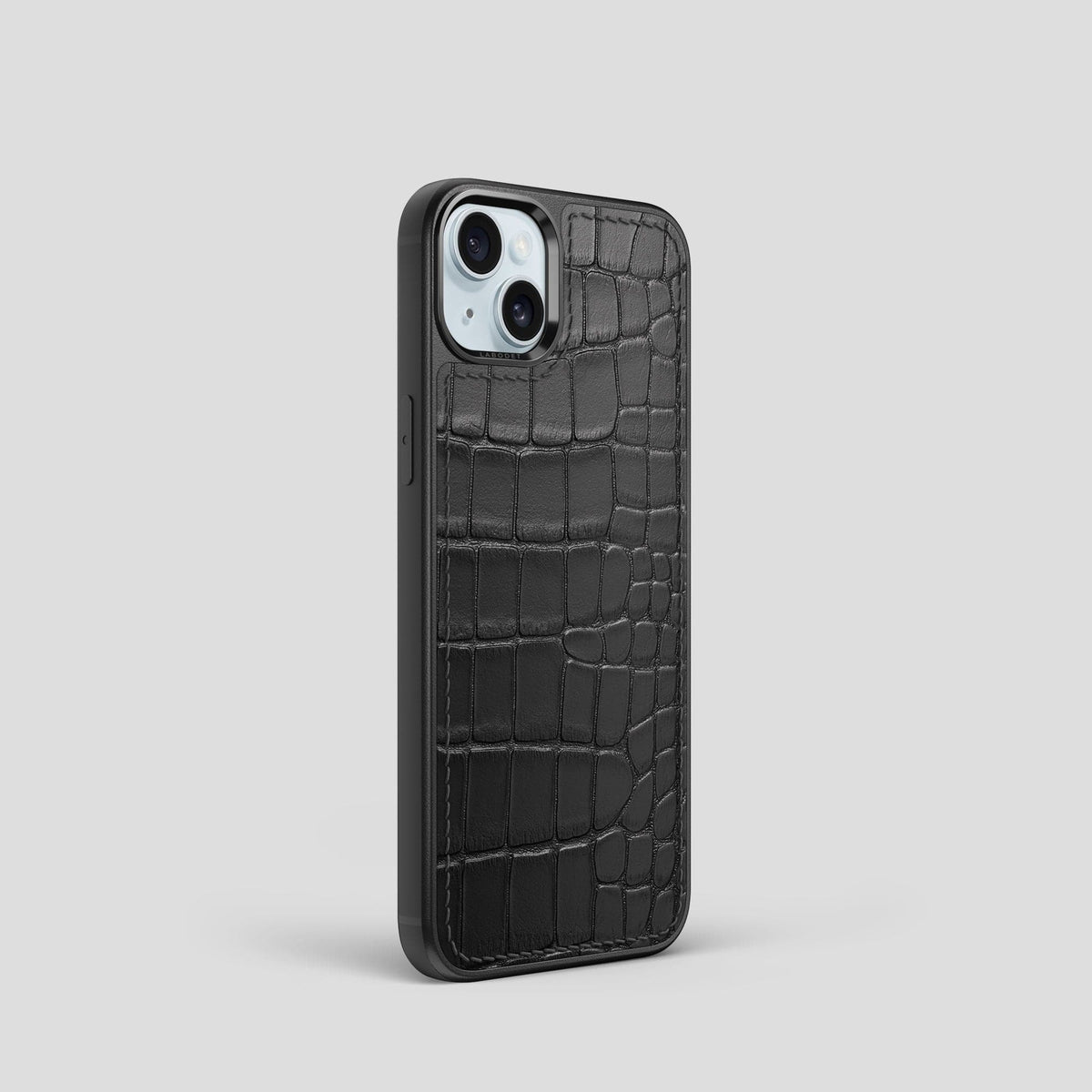 Black iPhone 15 Sport Case Alligator -2 | Black
