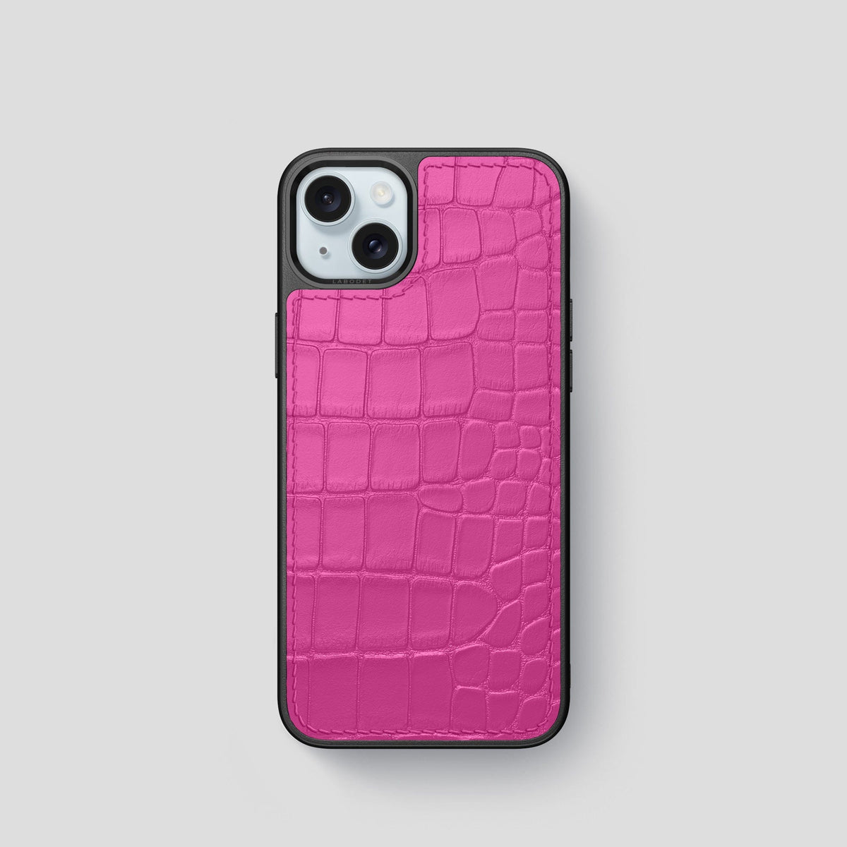 Fuchsia iPhone 15 Sport Case Alligator -1 | Fuchsia