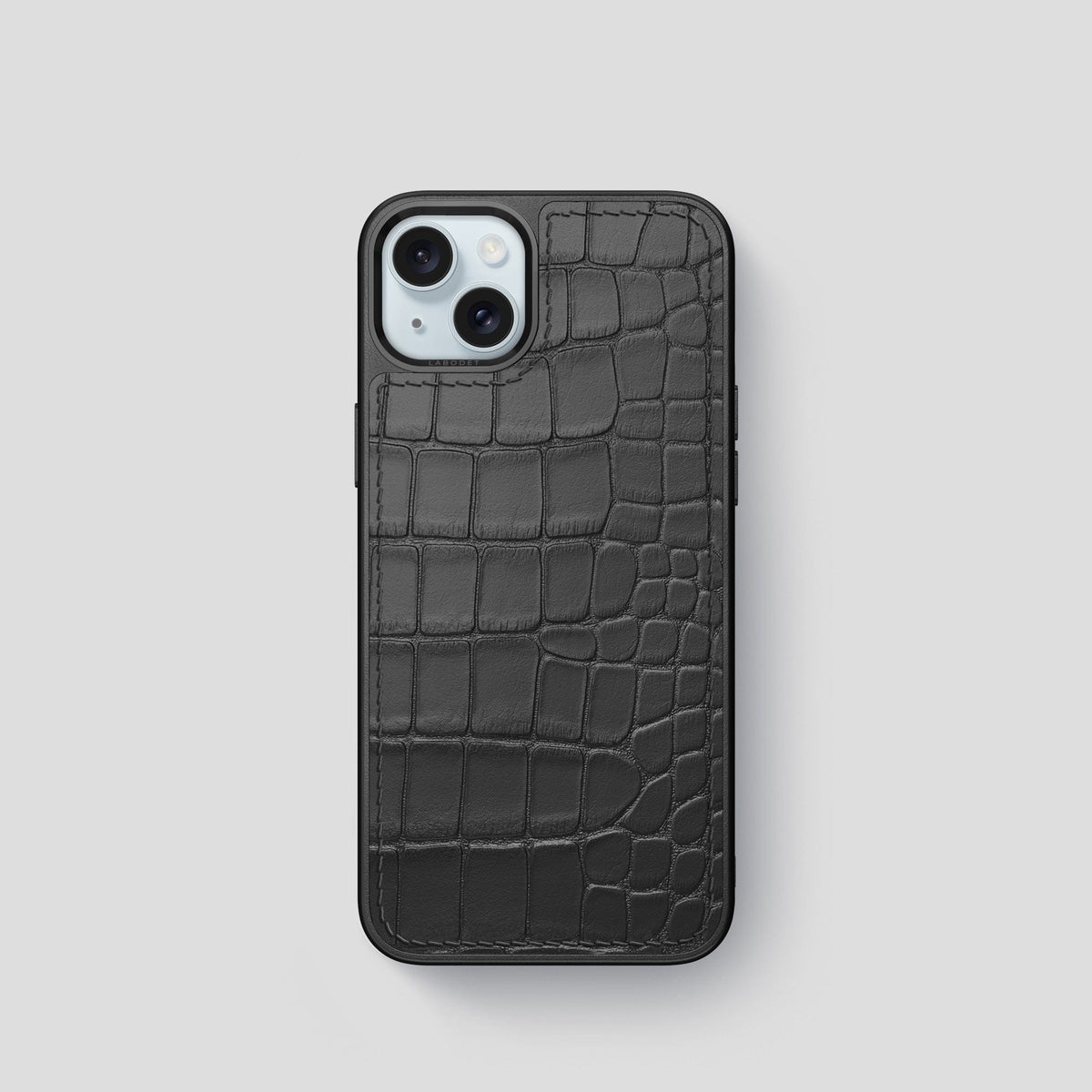 Grey iPhone 15 Sport Case Alligator -1 | Grey