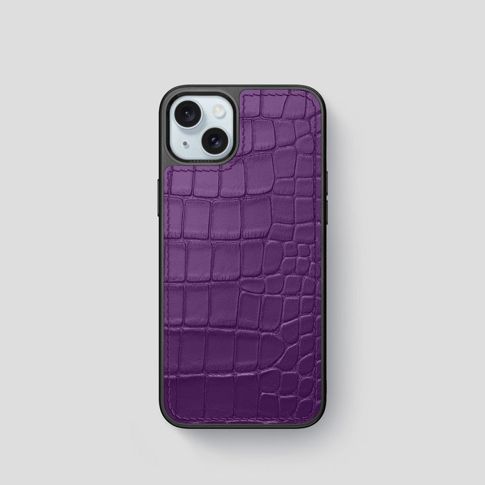 Purple iPhone 15 Sport Case Alligator -1 | Purple