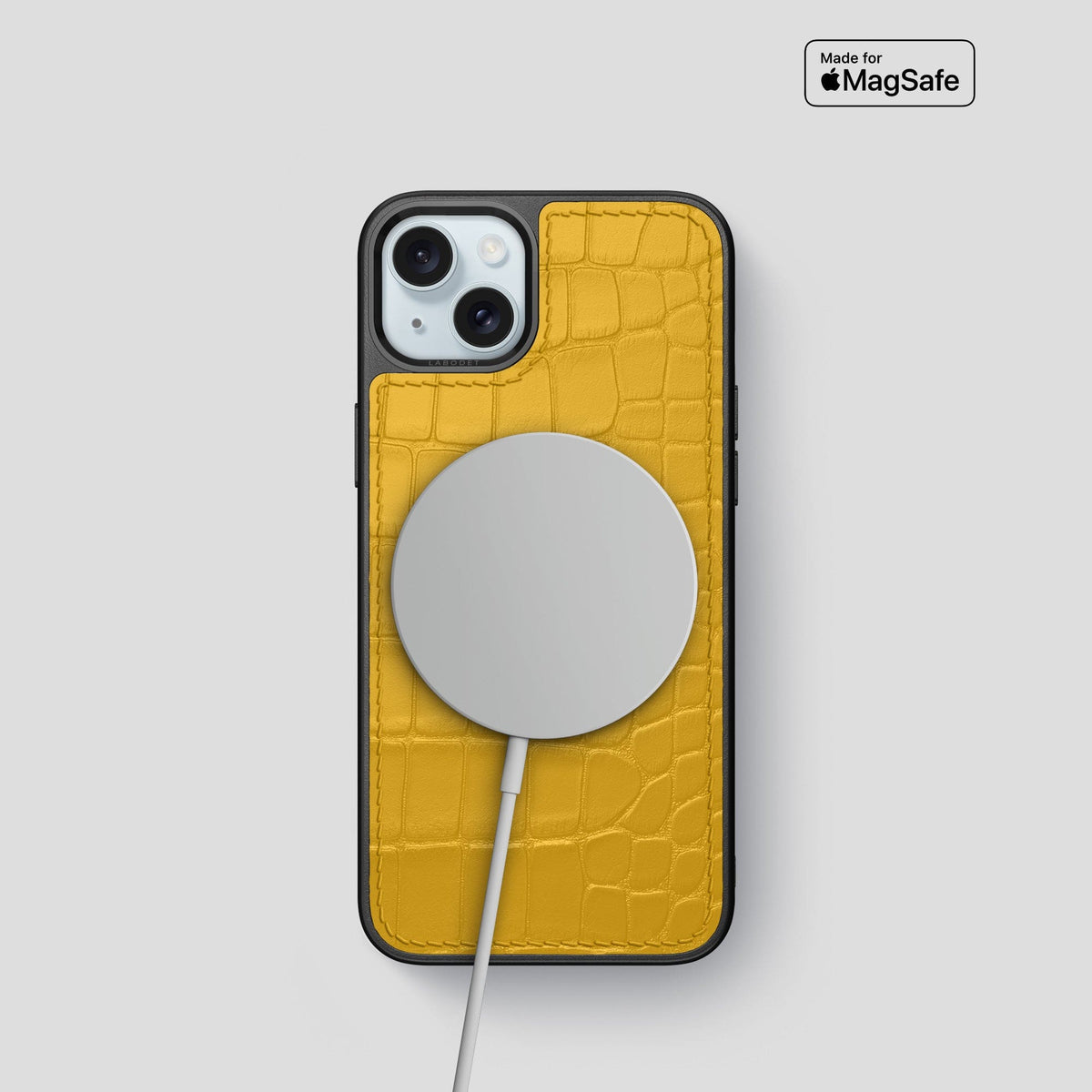 Yellow iPhone 15 Sport Case Alligator -5 | Yellow