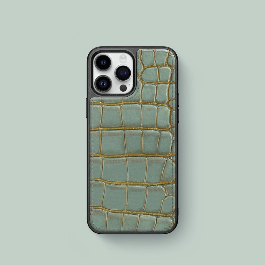 Sport Case Bayou Green For iPhone 15 Pro In Alligator