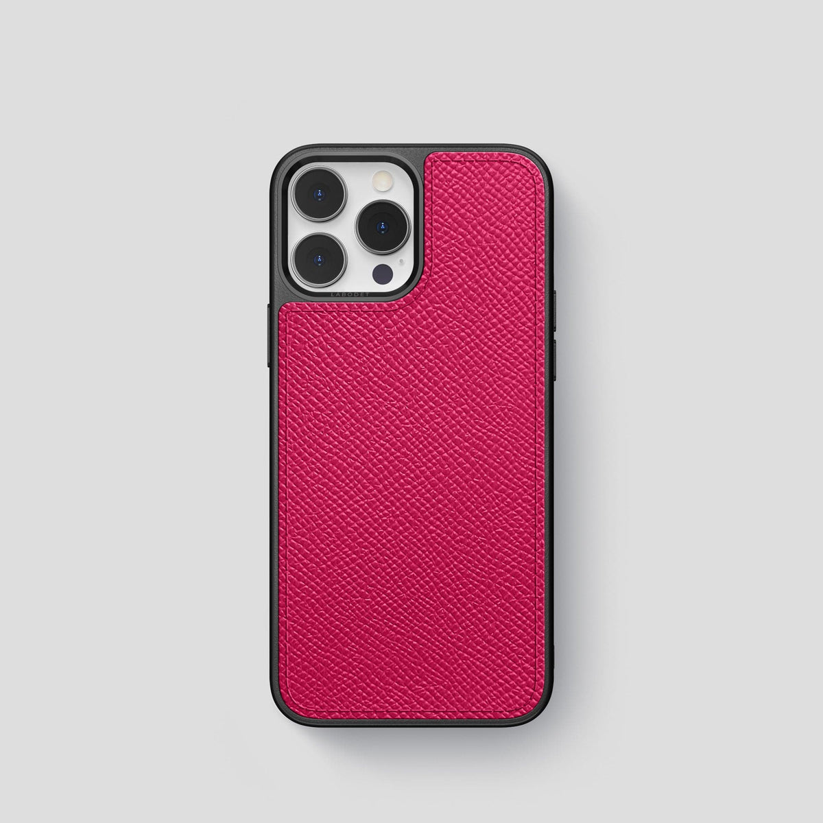Fuchsia iPhone 15 Pro Sport Case Epsom-Calf -1 | Fuchsia