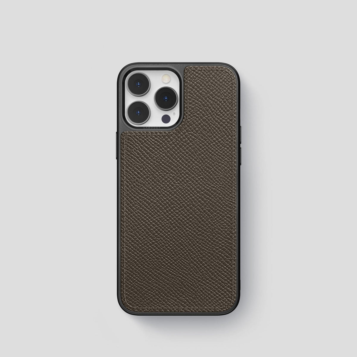 Taupe iPhone 15 Pro Sport Case Epsom-Calf -1 | Taupe