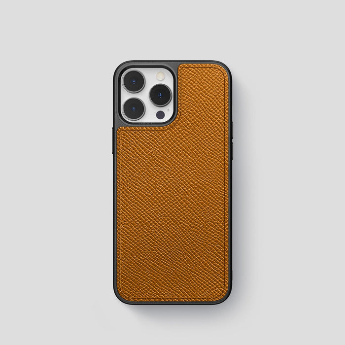 Whiskey iPhone 15 Pro Sport Case Epsom-Calf -1 | Whiskey