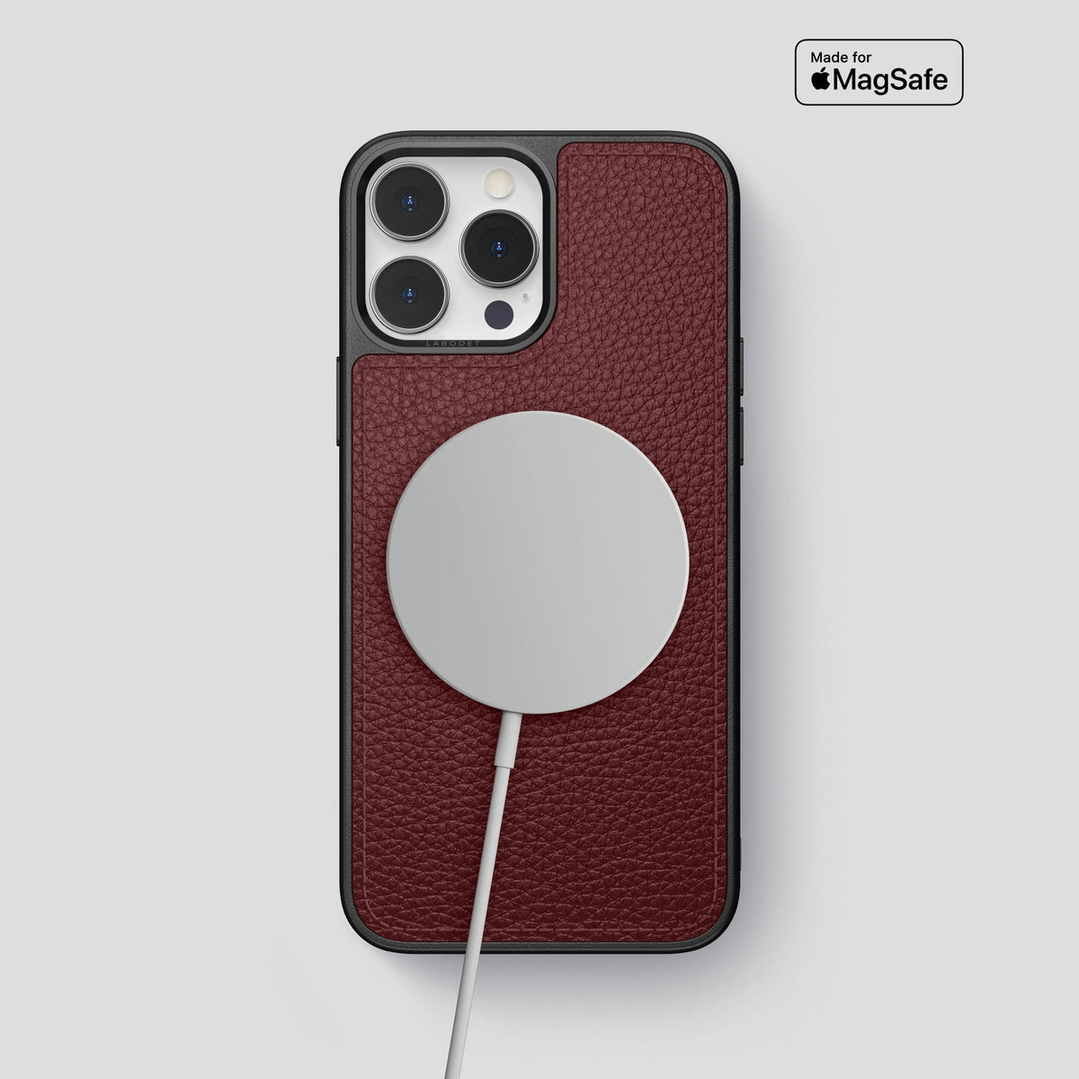 Bordeaux iPhone 15 Pro Max Sport Case Calf -5 | Bordeaux