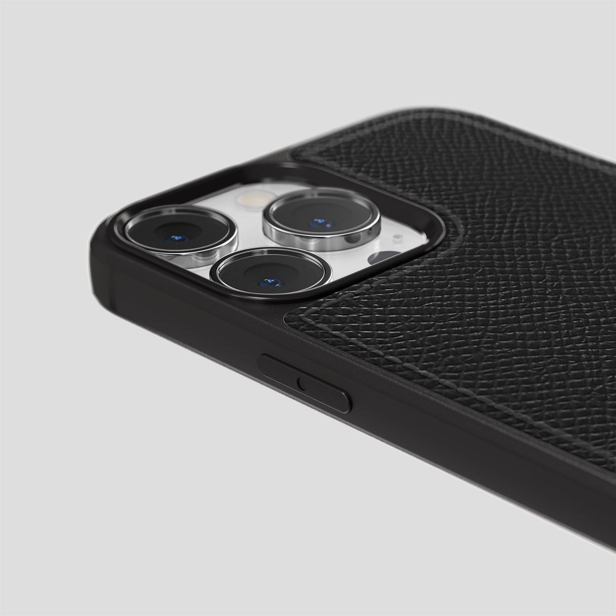 Black iPhone 15 Pro Max Sport Case Epsom-Calf -5 | Black