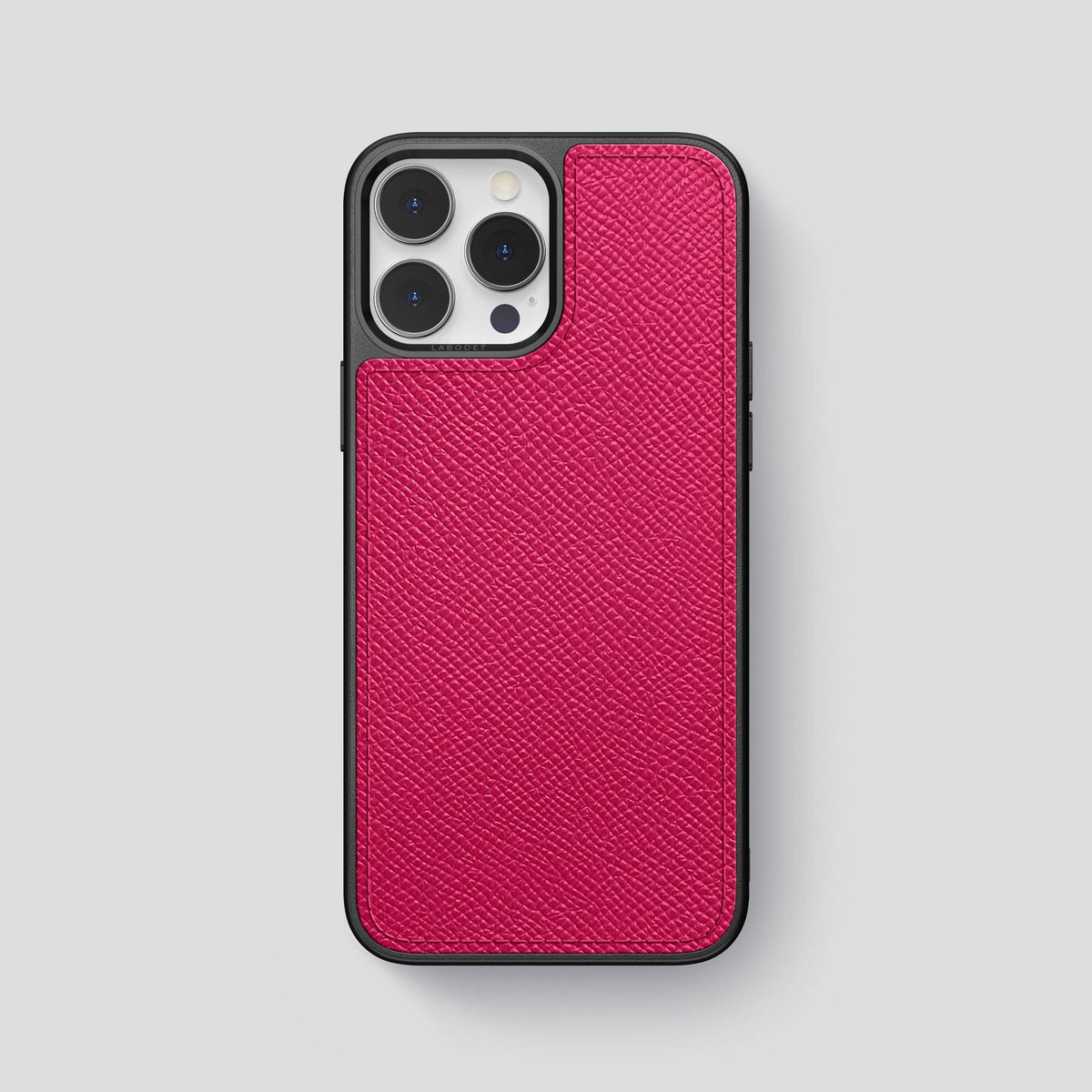 Fuchsia iPhone 15 Pro Max Sport Case Epsom-Calf -1 | Fuchsia