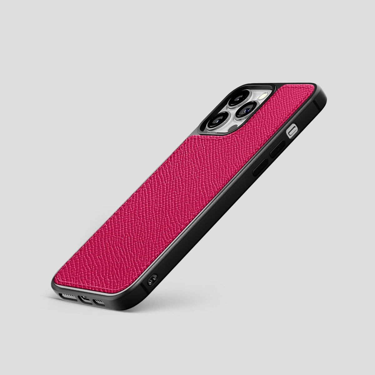 Fuchsia iPhone 15 Pro Max Sport Case Epsom-Calf -6 | Fuchsia