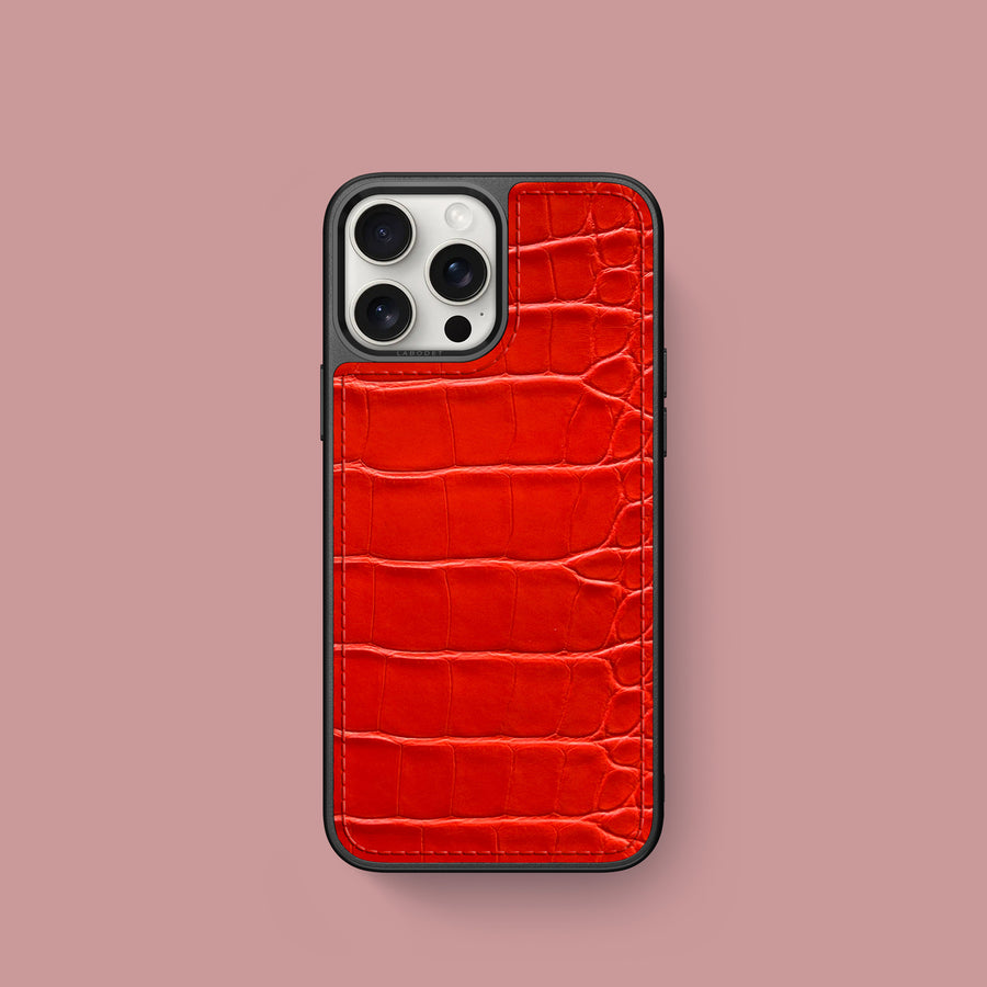 Sport Case Deep Coral For iPhone 16 Pro In Alligator