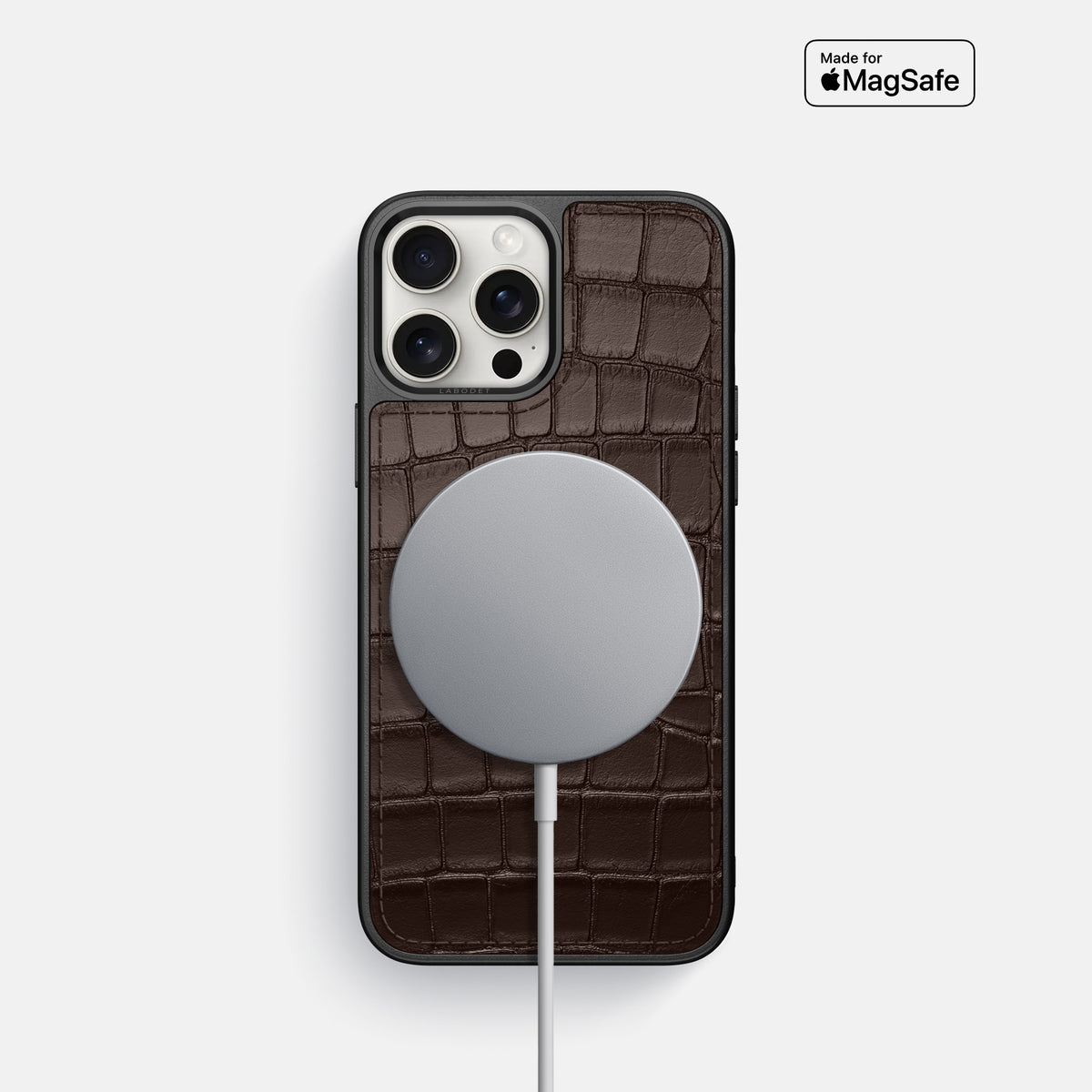 Dark Brown iPhone 16 Pro Sport Case Alligator -5 | Dark-Brown
