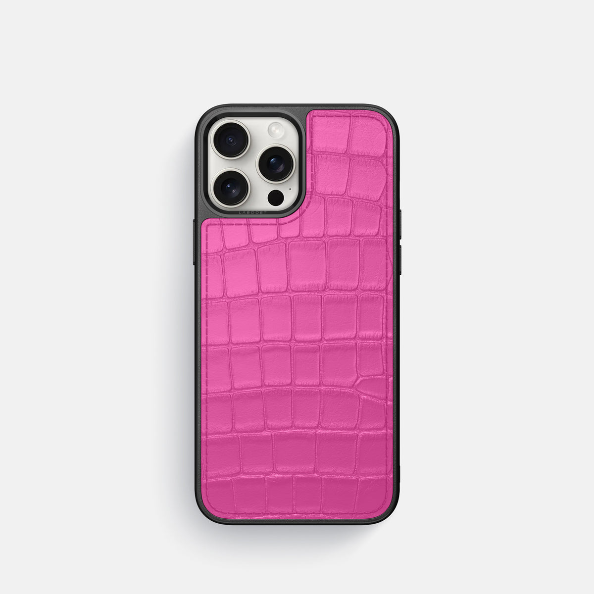 Fuchsia iPhone 16 Pro Sport Case Alligator -1 | Fuchsia