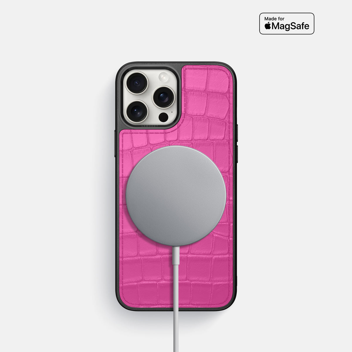 Fuchsia iPhone 16 Pro Sport Case Alligator -5 | Fuchsia