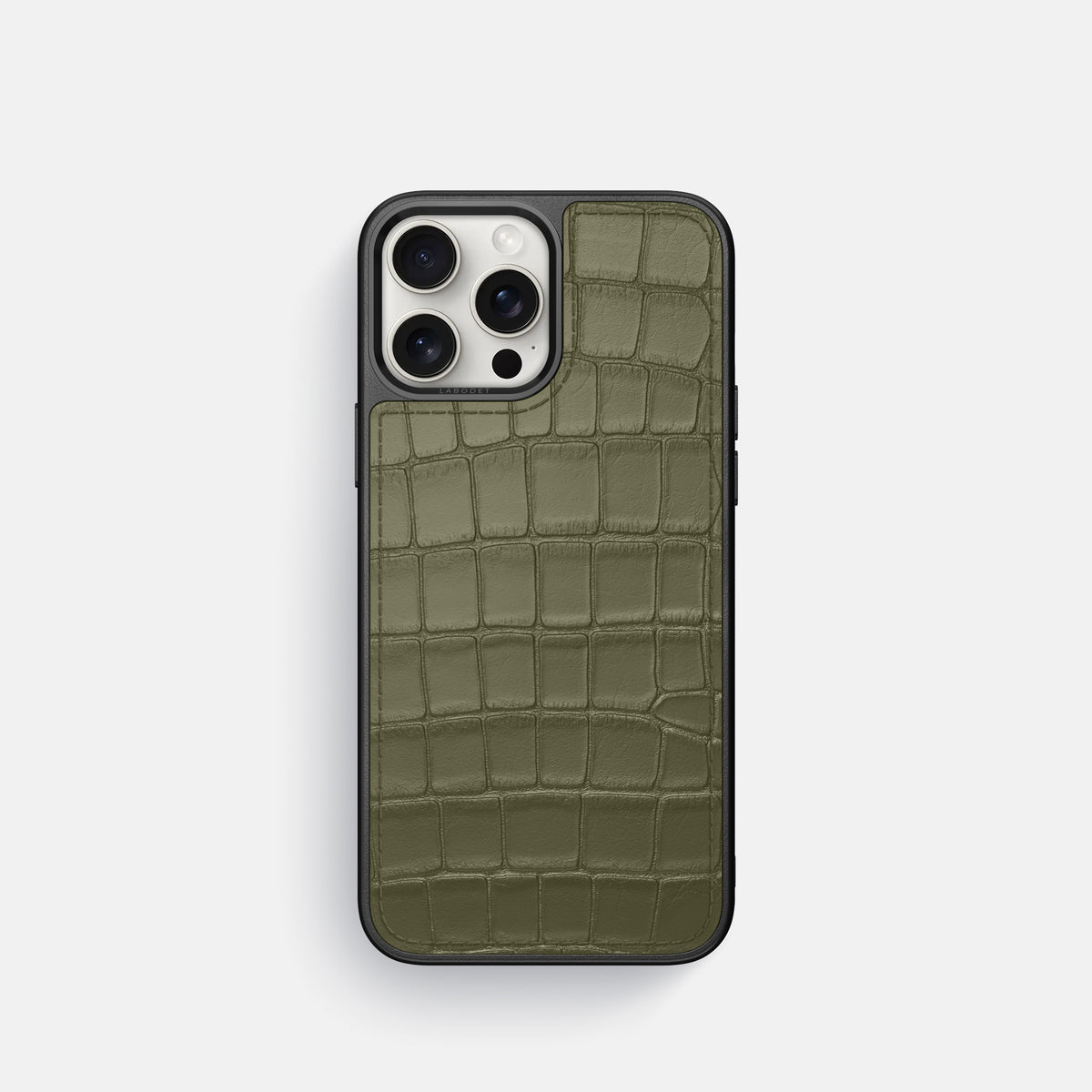 Kaki-Green iPhone 16 Pro Sport Case Alligator -1 | Kaki-Green