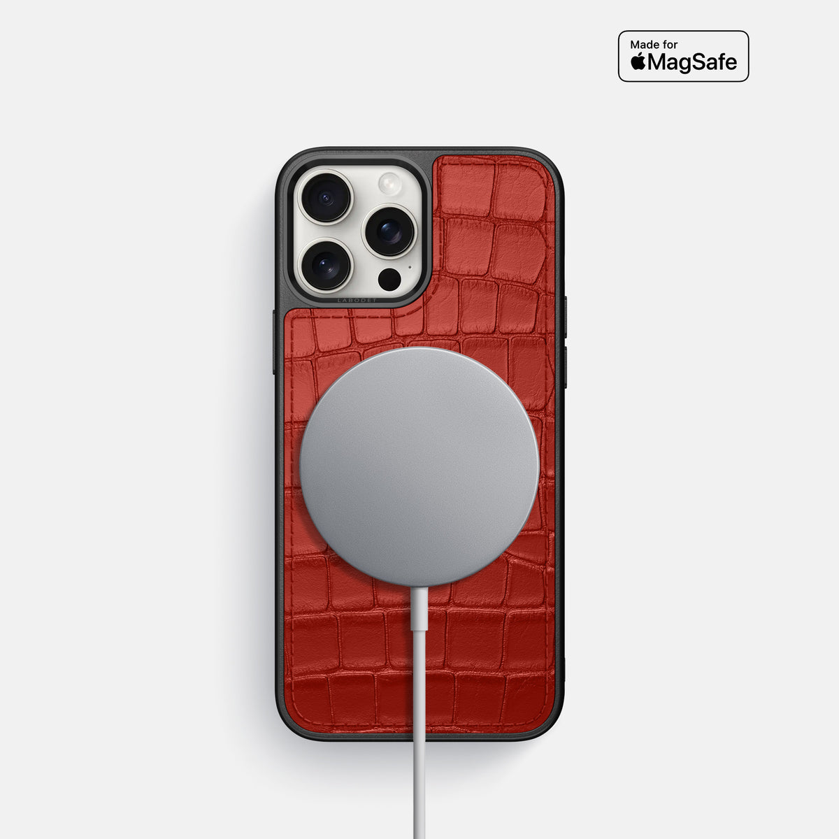 Red iPhone 16 Pro Sport Case Alligator -5 | Red