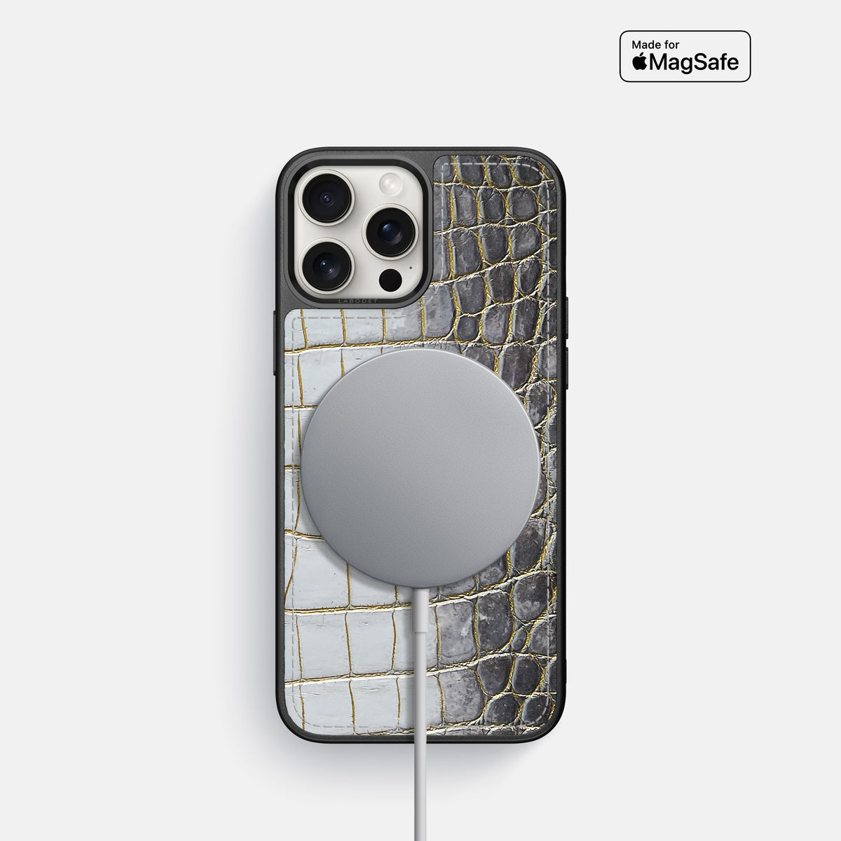 Gold iPhone 16 Pro Sport Case Himalayan Crocodile -5 | Gold