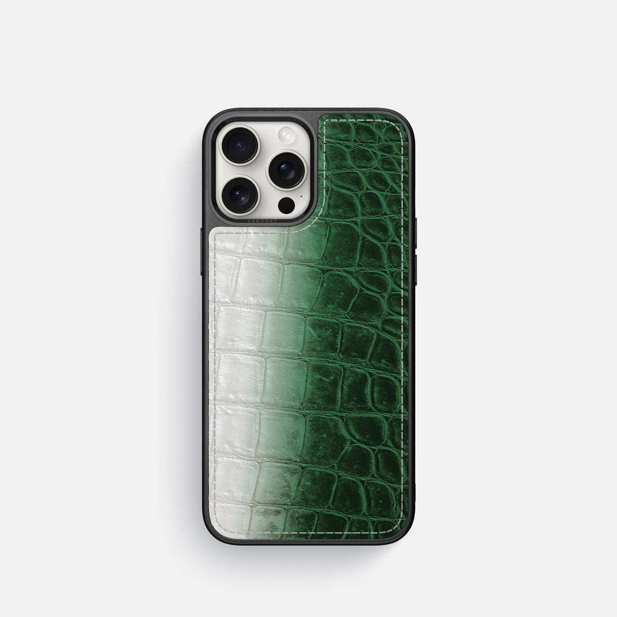 Green iPhone 16 Pro Sport Case Himalayan Crocodile -1 | Green