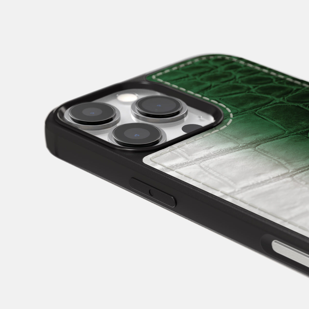 Green iPhone 16 Pro Sport Case Himalayan Crocodile -6 | Green