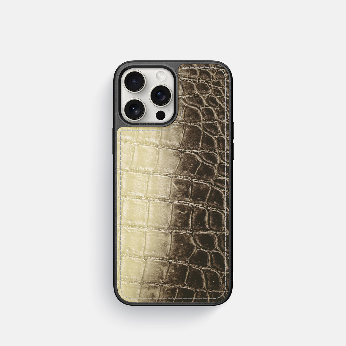 Natural iPhone 16 Pro Sport Case Himalayan Crocodile -1 | Natural