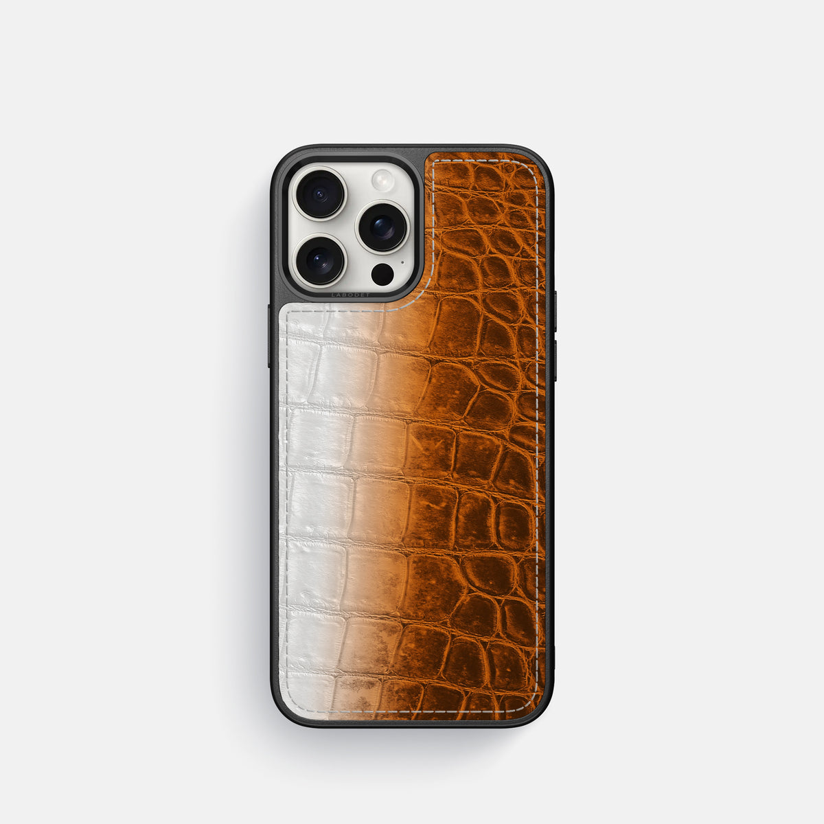 Orange iPhone 16 Pro Sport Case Himalayan Crocodile -1 | Orange