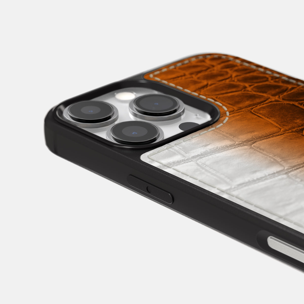 Orange iPhone 16 Pro Sport Case Himalayan Crocodile -6 | Orange