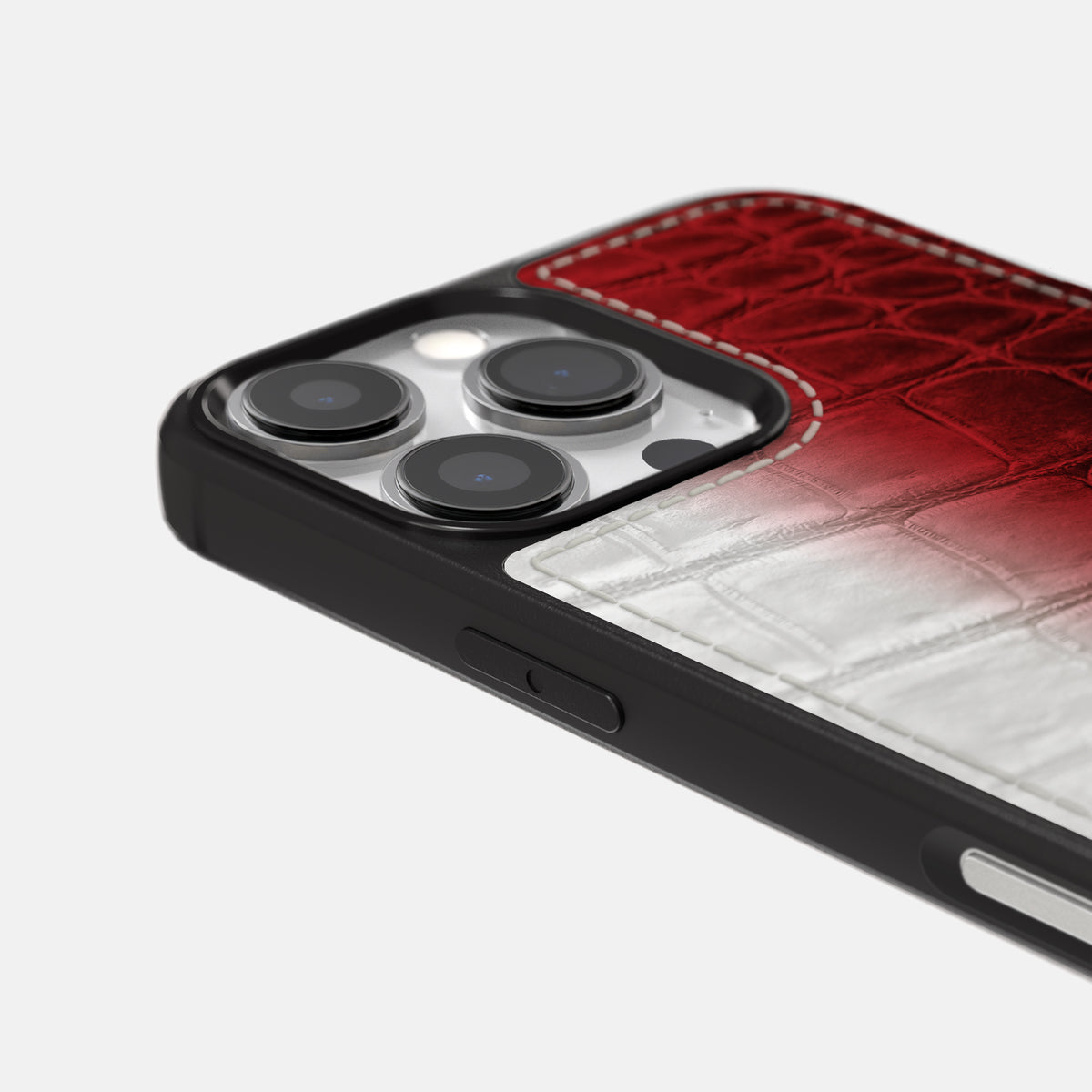 Red iPhone 16 Pro Sport Case Himalayan Crocodile -6 | Red
