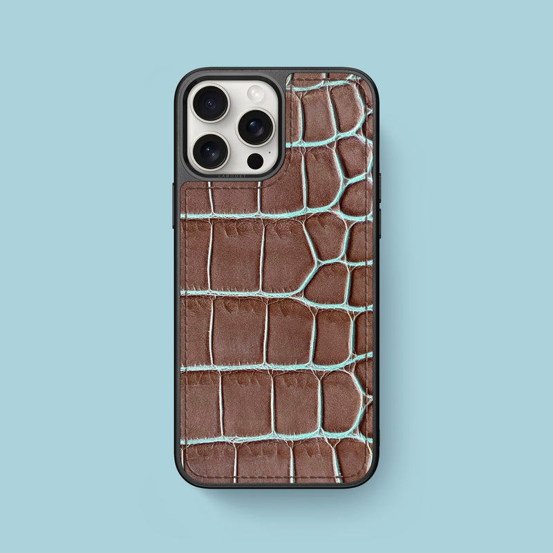iPhone 16 Pro Max Sport Case 1/1 Dusty-Brown Alligator -1 | Dusty-Brown