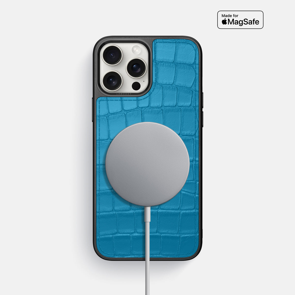 Curaçao-Blue iPhone 16 Pro Max Sport Case Alligator -5 | Curaçao-Blue