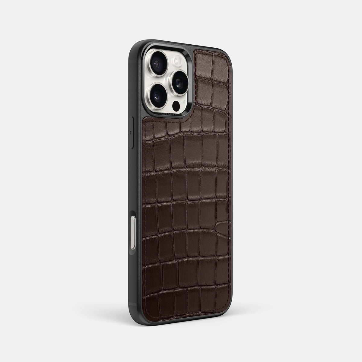 Dark Brown iPhone 16 Pro Max Sport Case Alligator -2 | Dark-Brown