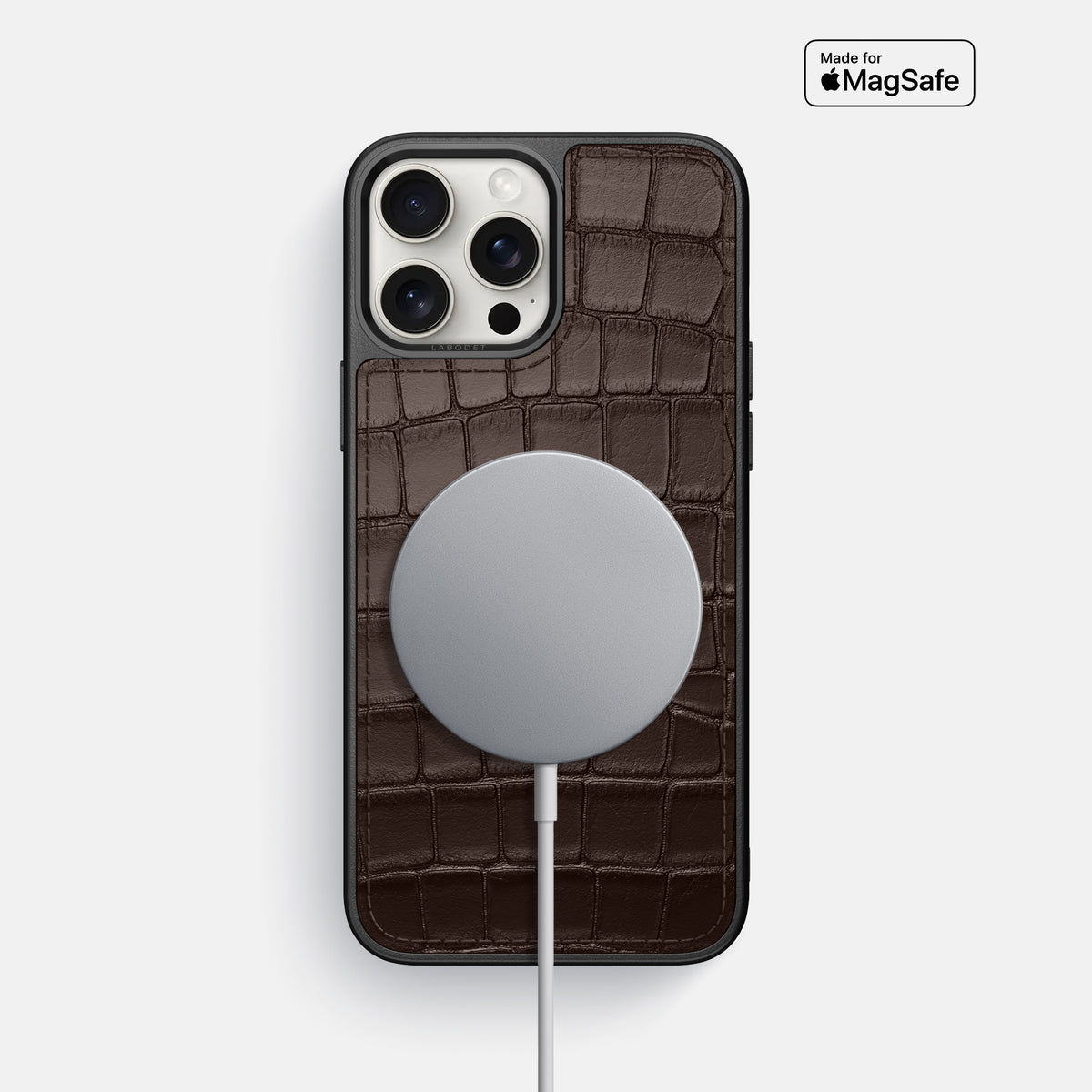 Dark Brown iPhone 16 Pro Max Sport Case Alligator -5 | Dark-Brown