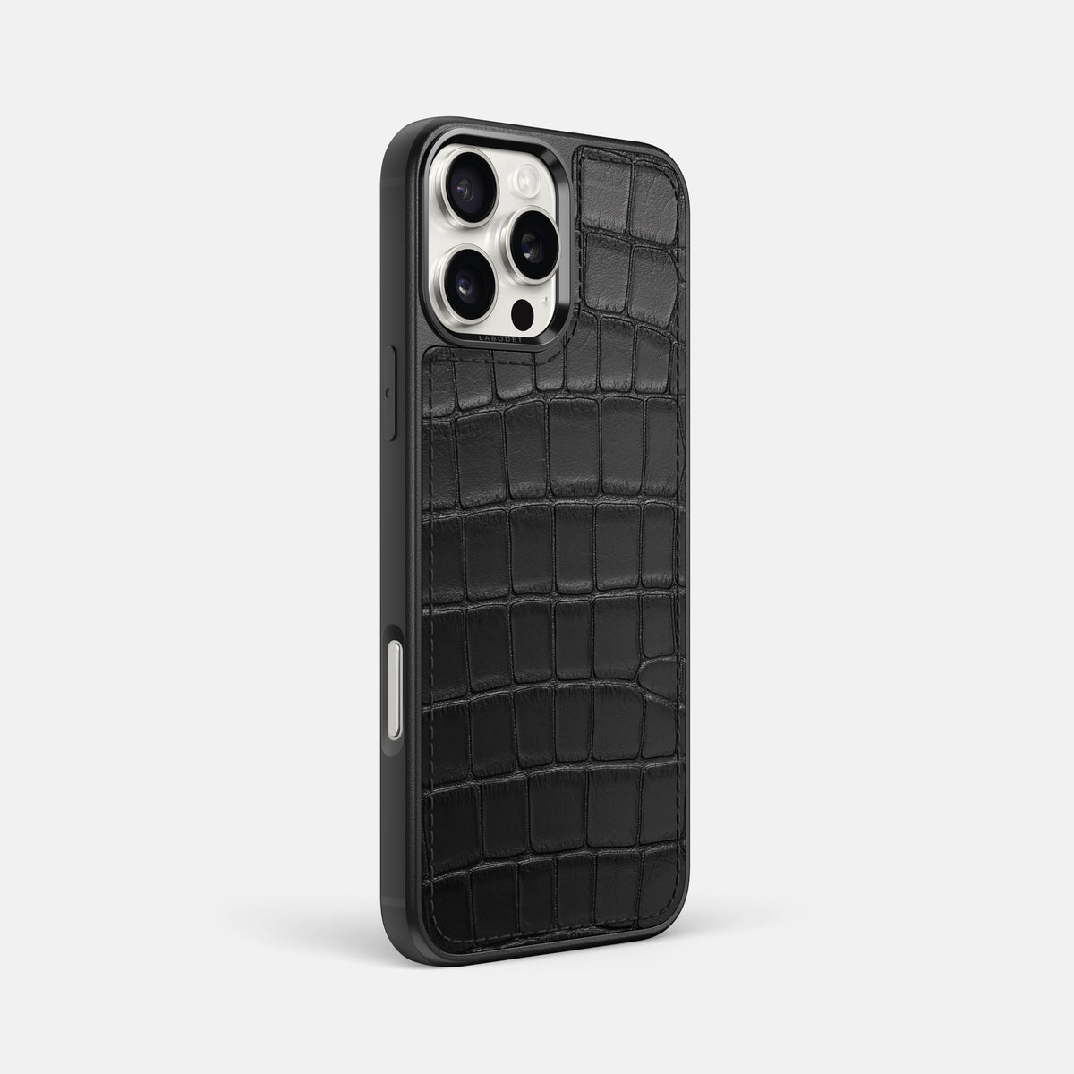 Black iPhone 16 Pro Max Sport Case Alligator -2 | Black