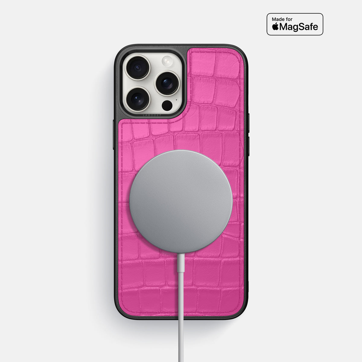 Fuchsia iPhone 16 Pro Max Sport Case Alligator -5 | Fuchsia