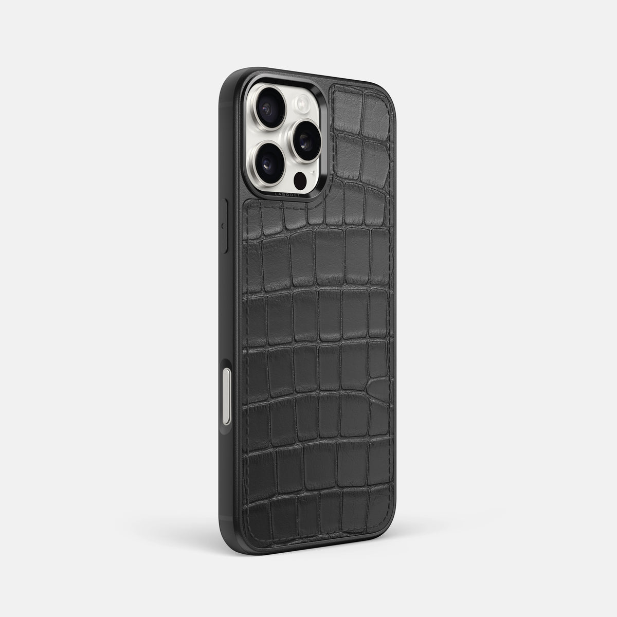 Grey iPhone 16 Pro Max Sport Case Alligator -2 | Grey