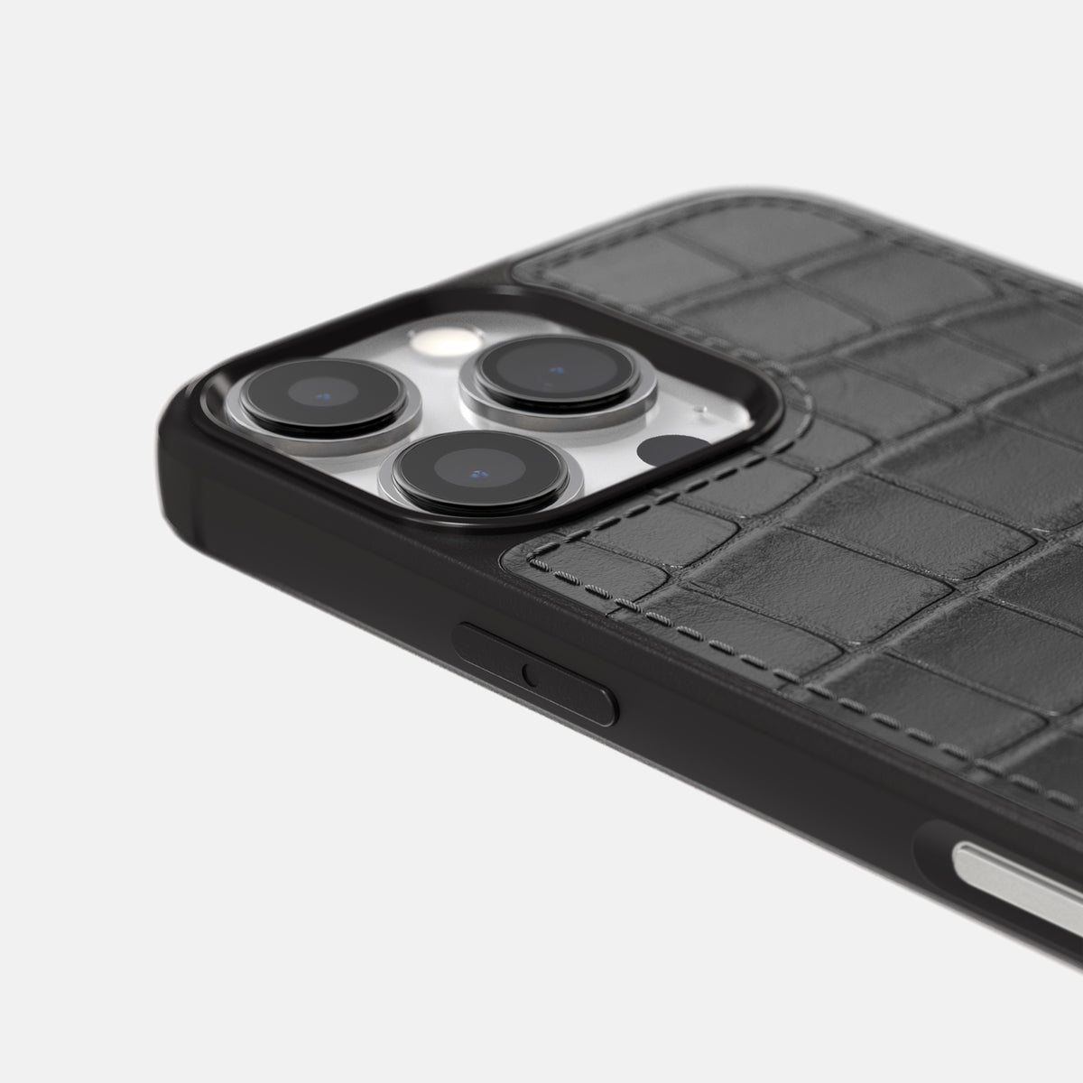 Grey iPhone 16 Pro Max Sport Case Alligator -6 | Grey