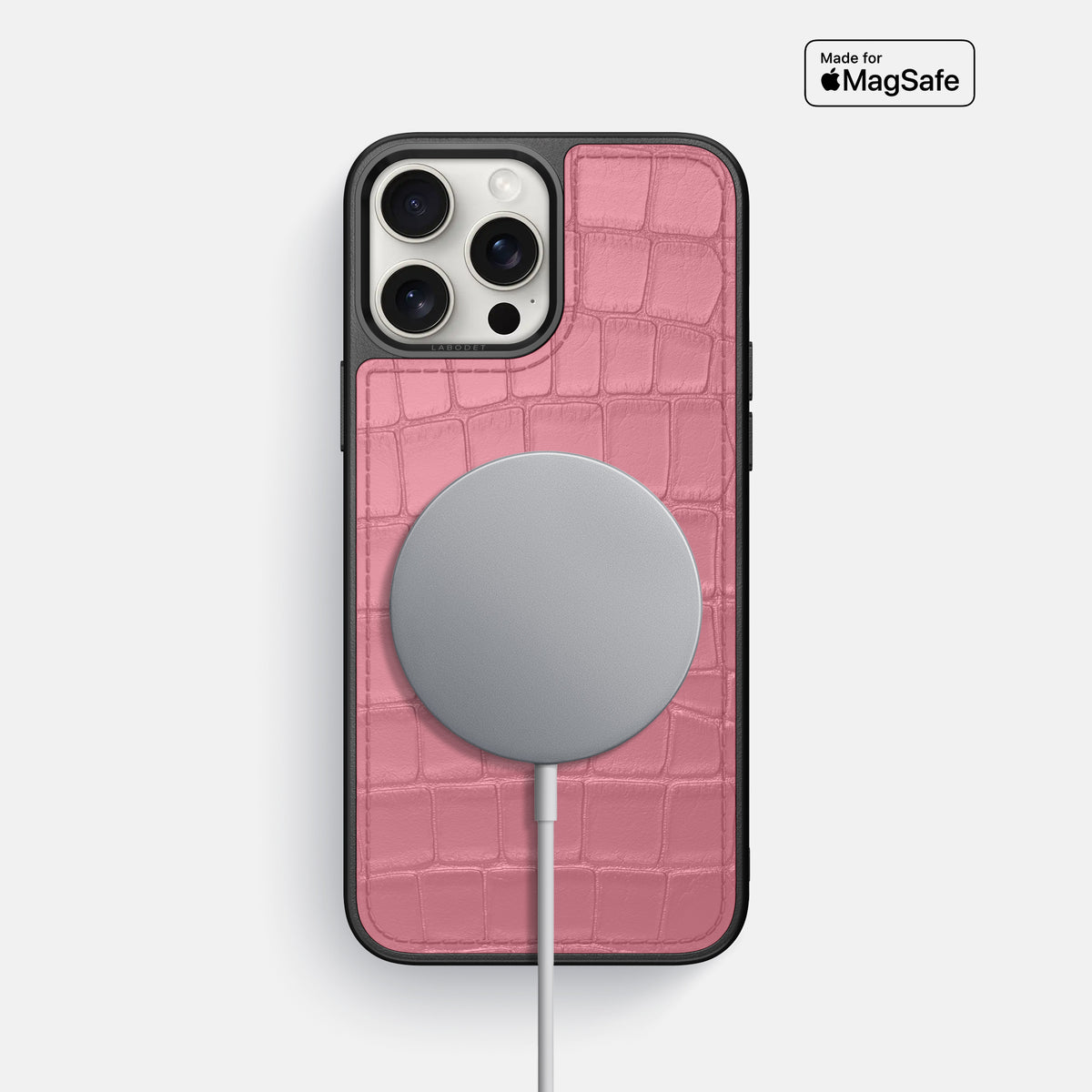 Pink iPhone 16 Pro Max Sport Case Alligator -5 | Pink