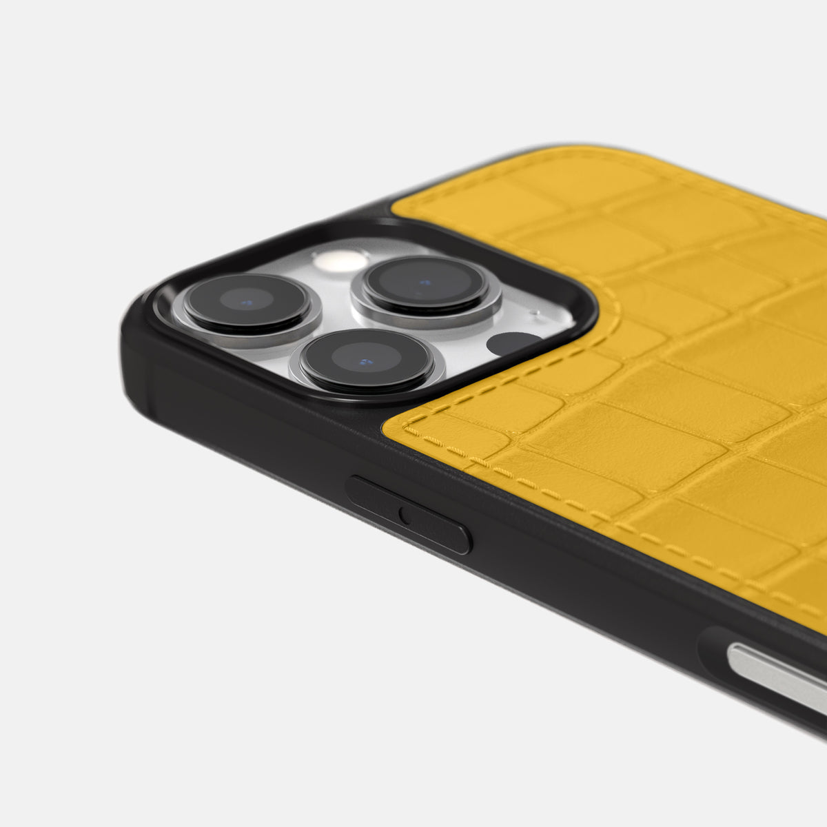 Yellow iPhone 16 Pro Max Sport Case Alligator -6 | Yellow