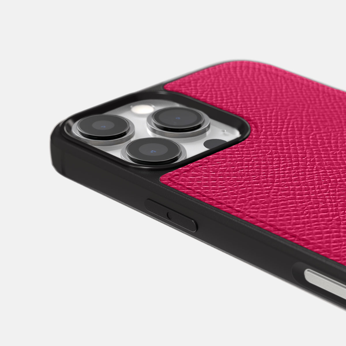 Fuchsia iPhone 16 Pro Max Sport Case Epsom-Calf -5 | Fuchsia
