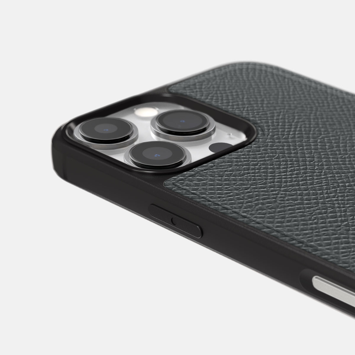 Grey iPhone 16 Pro Max Sport Case Epsom-Calf -5 | Grey