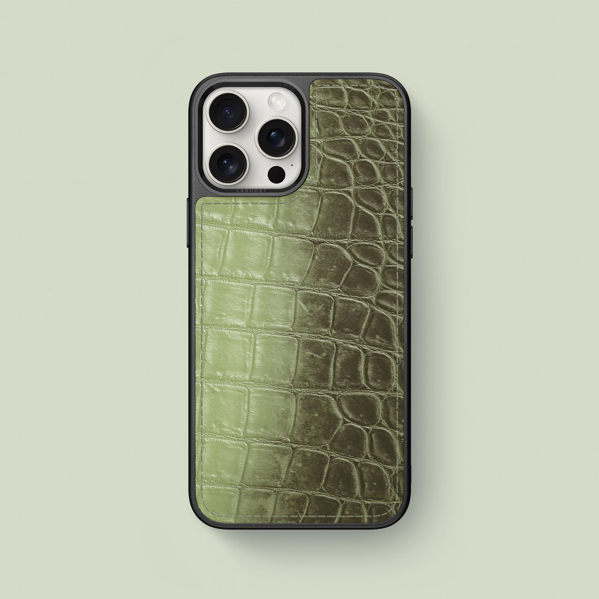 Sport Case Celadon Green For iPhone 16 Pro Max In Himalayan Crocodile -1 | Celadon-Green