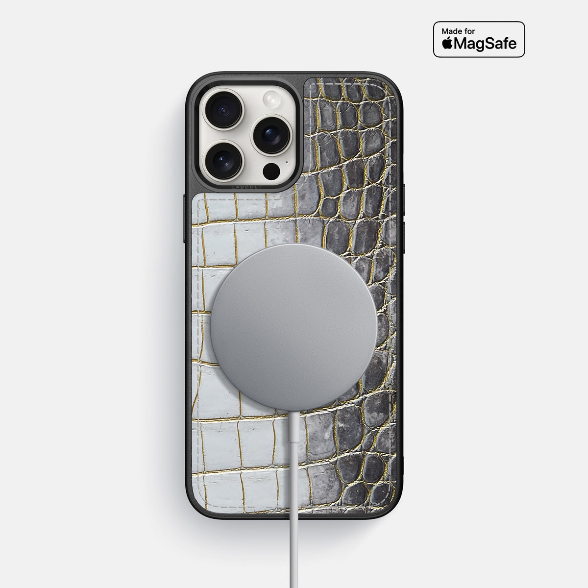 Gold iPhone 16 Pro Max Sport Case Himalayan Crocodile -5 | Gold
