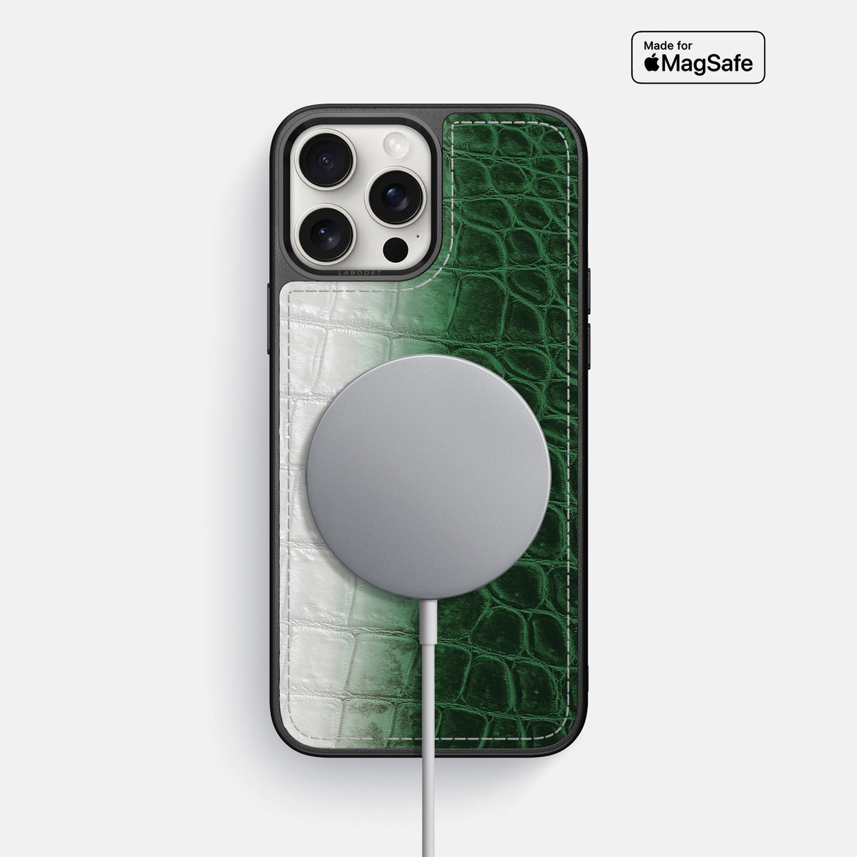 Green iPhone 16 Pro Max Sport Case Himalayan Crocodile -5 | Green