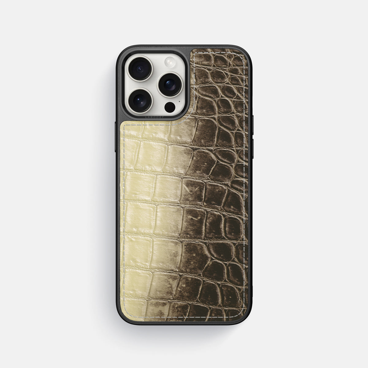 Natural iPhone 16 Pro Max Sport Case Himalayan Crocodile -1 | Natural