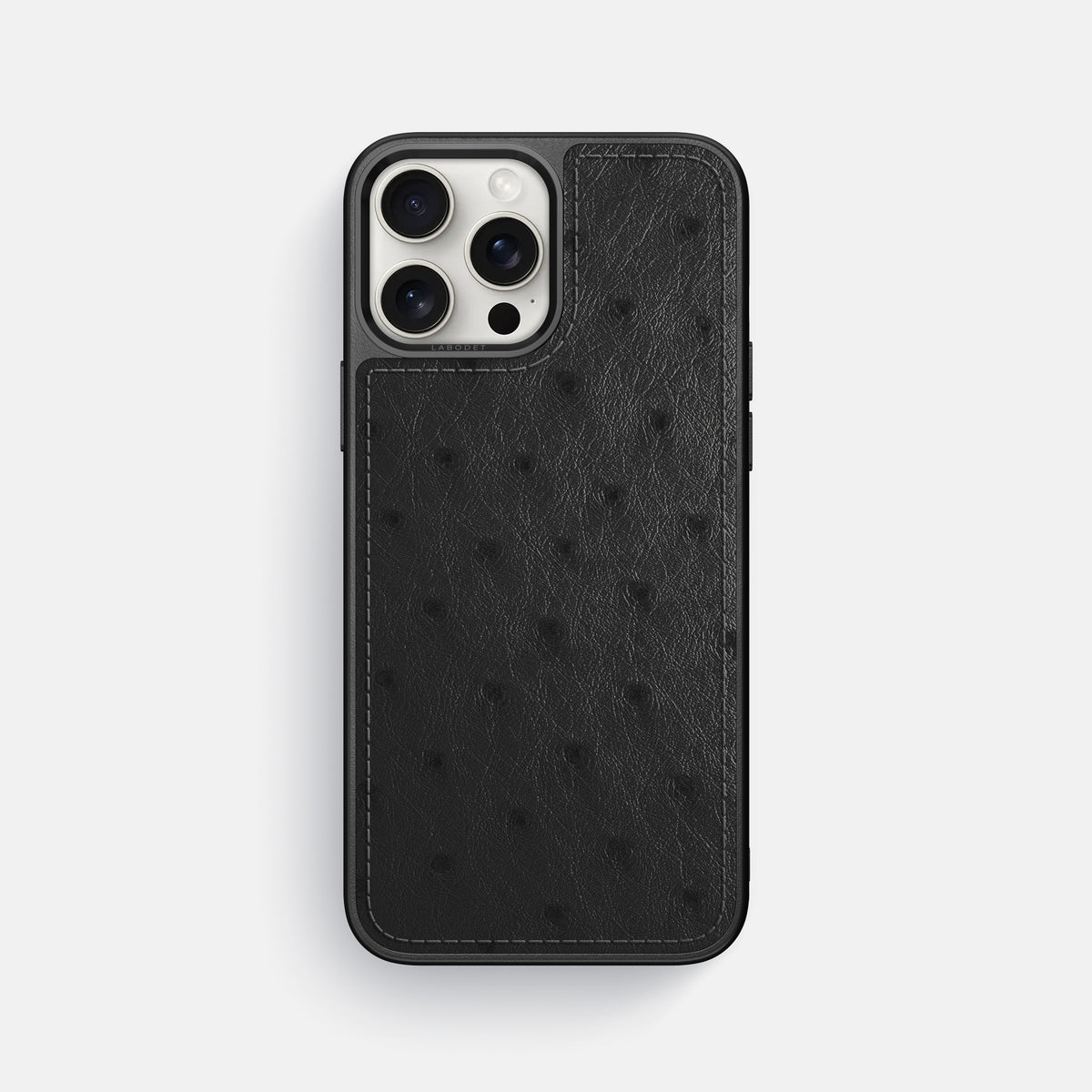 Black iPhone 16 Pro Max Sport Case Ostrich -1 | Black