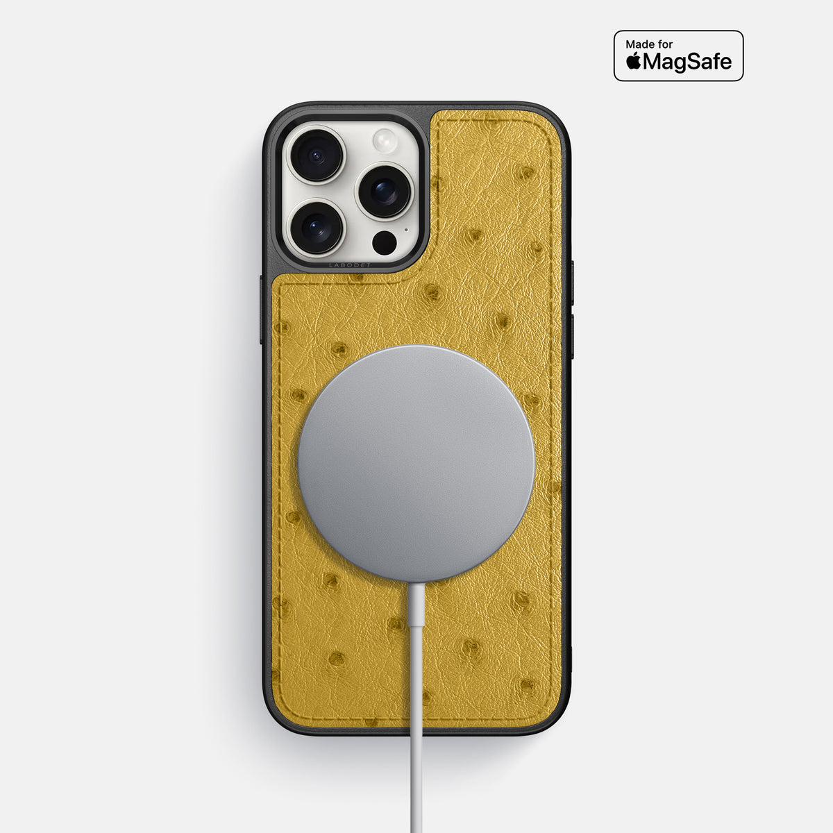 Gold iPhone 16 Pro Max Sport Case Ostrich -5 | Gold
