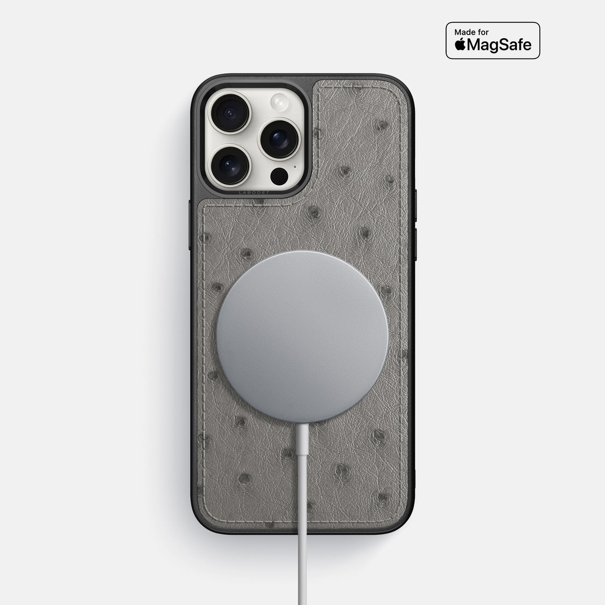 Grey iPhone 16 Pro Max Sport Case Ostrich -5 | Grey
